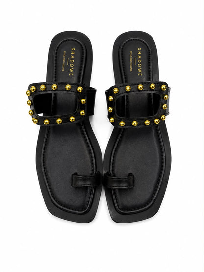 Aurelia Studded Flats