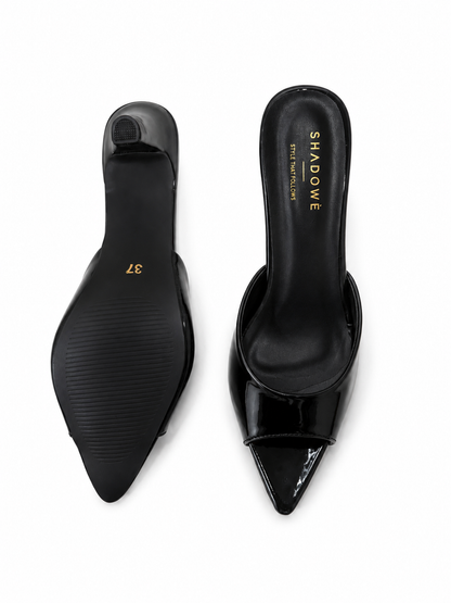 SHADOWÈ Noir Muse Mules