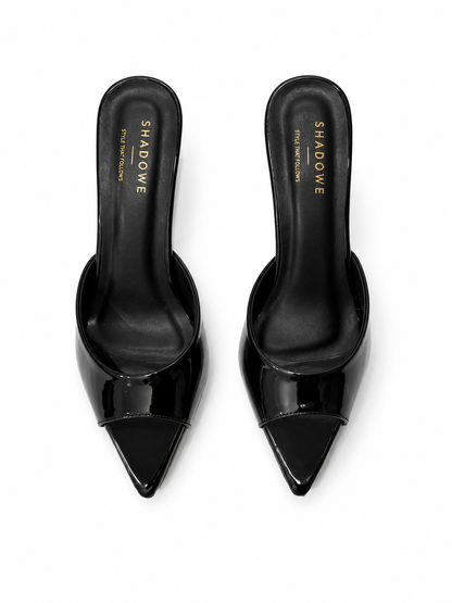 SHADOWÈ Noir Muse Mules