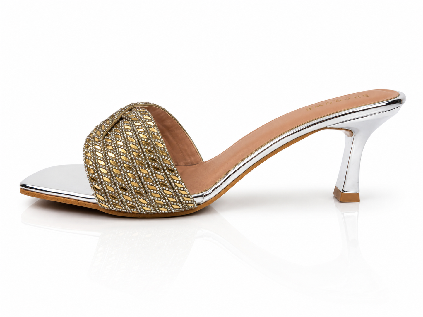 Aurelia Twist Crystal Heels