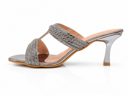 Celeste Embellished Heeled Mules