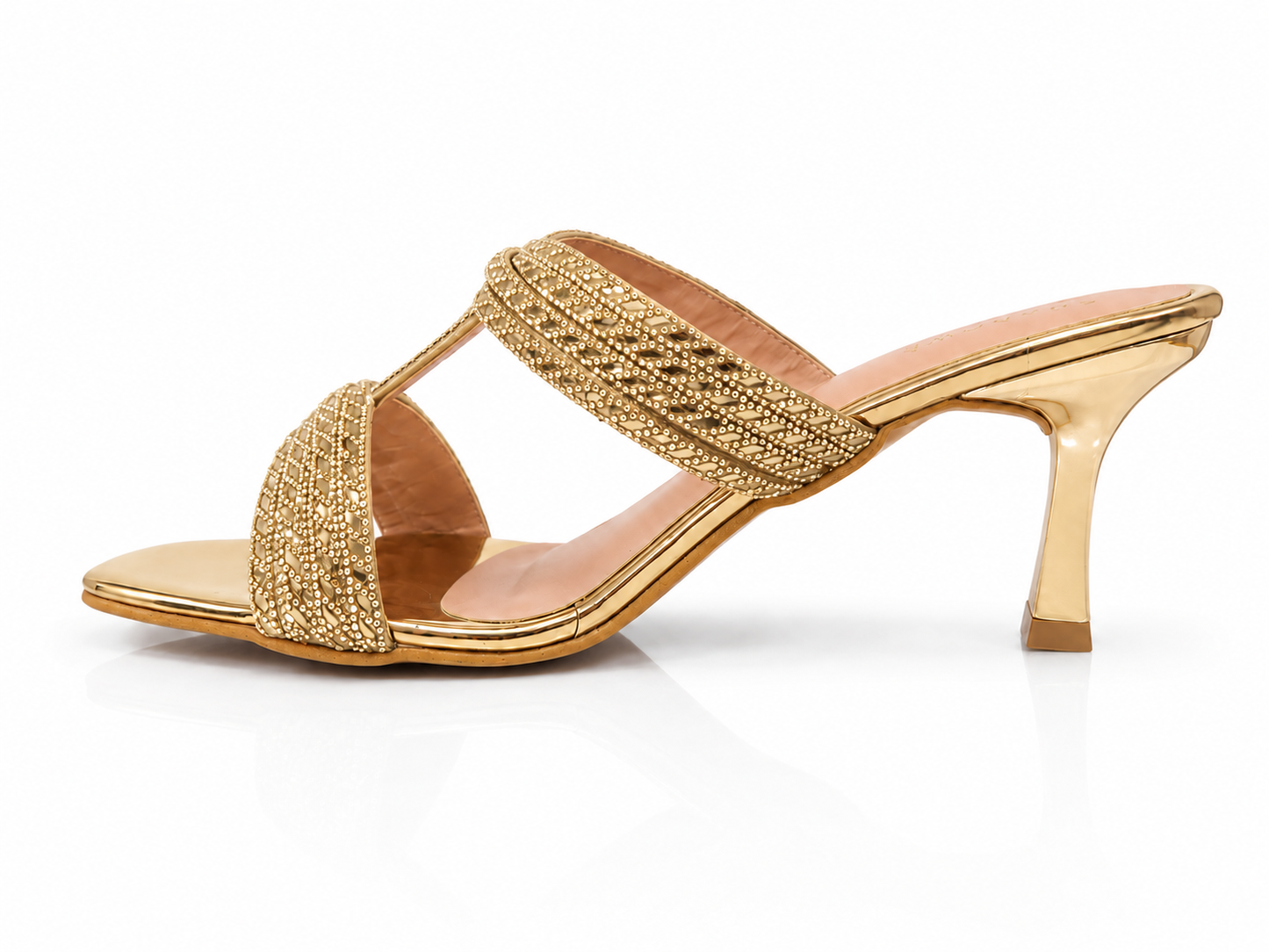 Celeste Embellished Heeled Mules