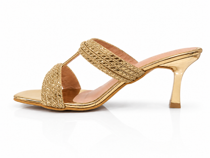 Celeste Embellished Heeled Mules