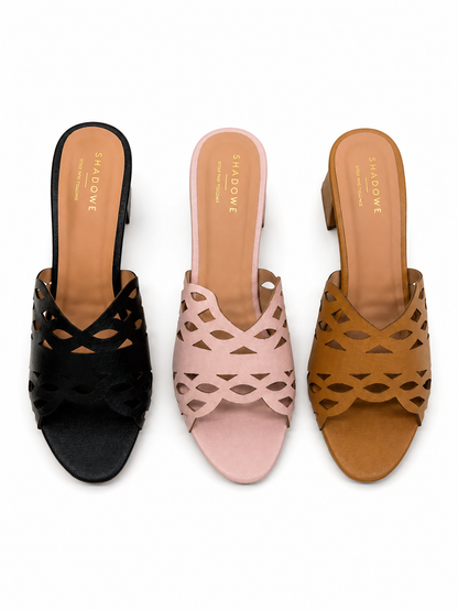 SHADOWÈ Blush Bloom Mules