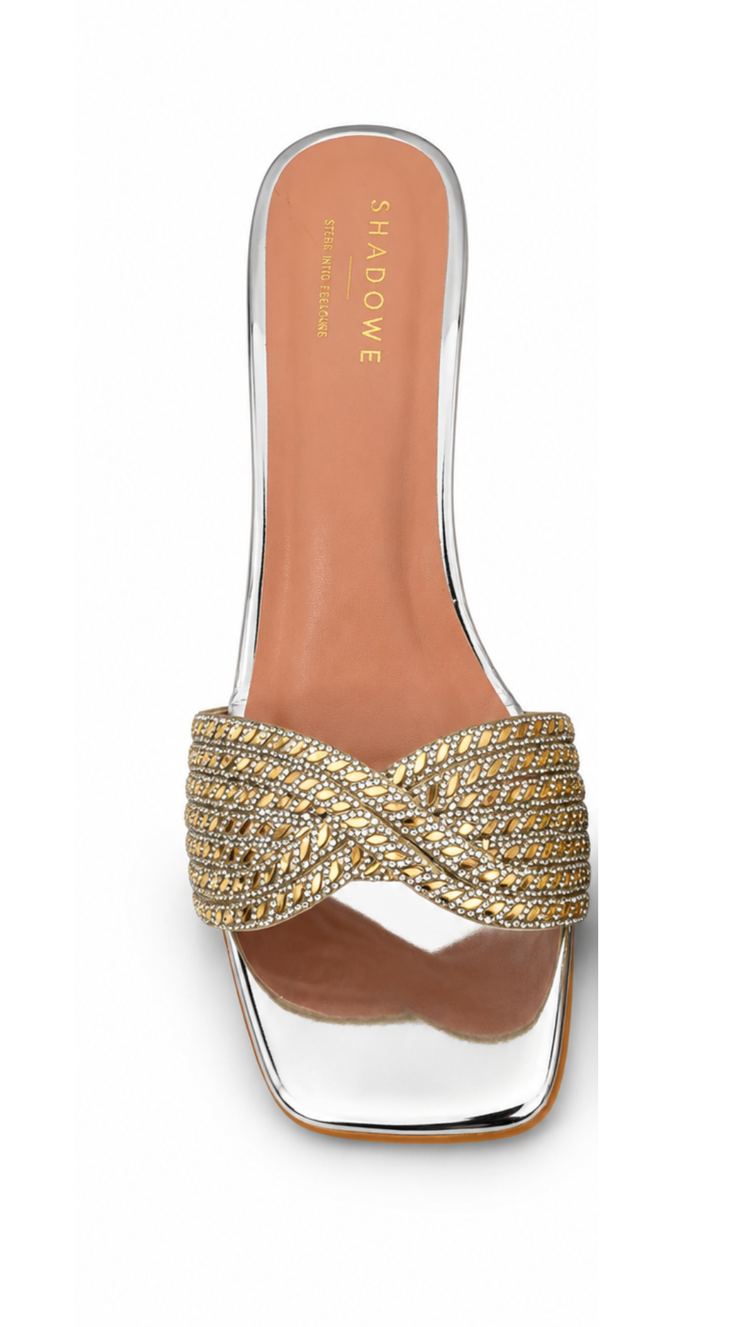 Aurelia Twist Crystal Heels