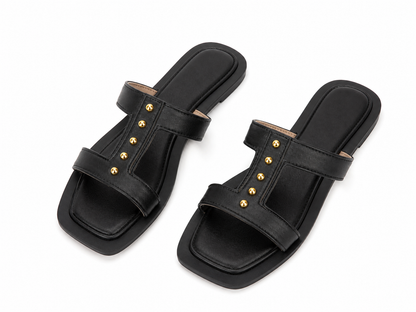 Luna Studded Flats