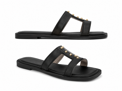 Luna Studded Flats