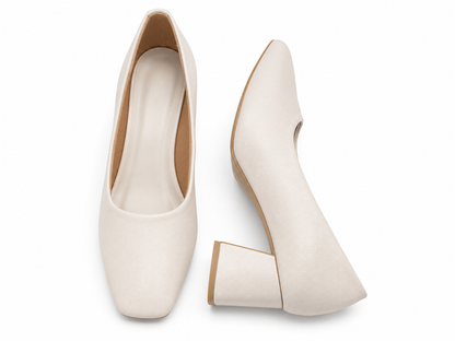 Classic Block Heel Pumps