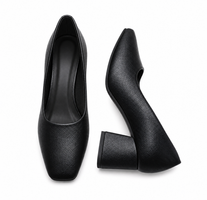 Classic Block Heel Pumps