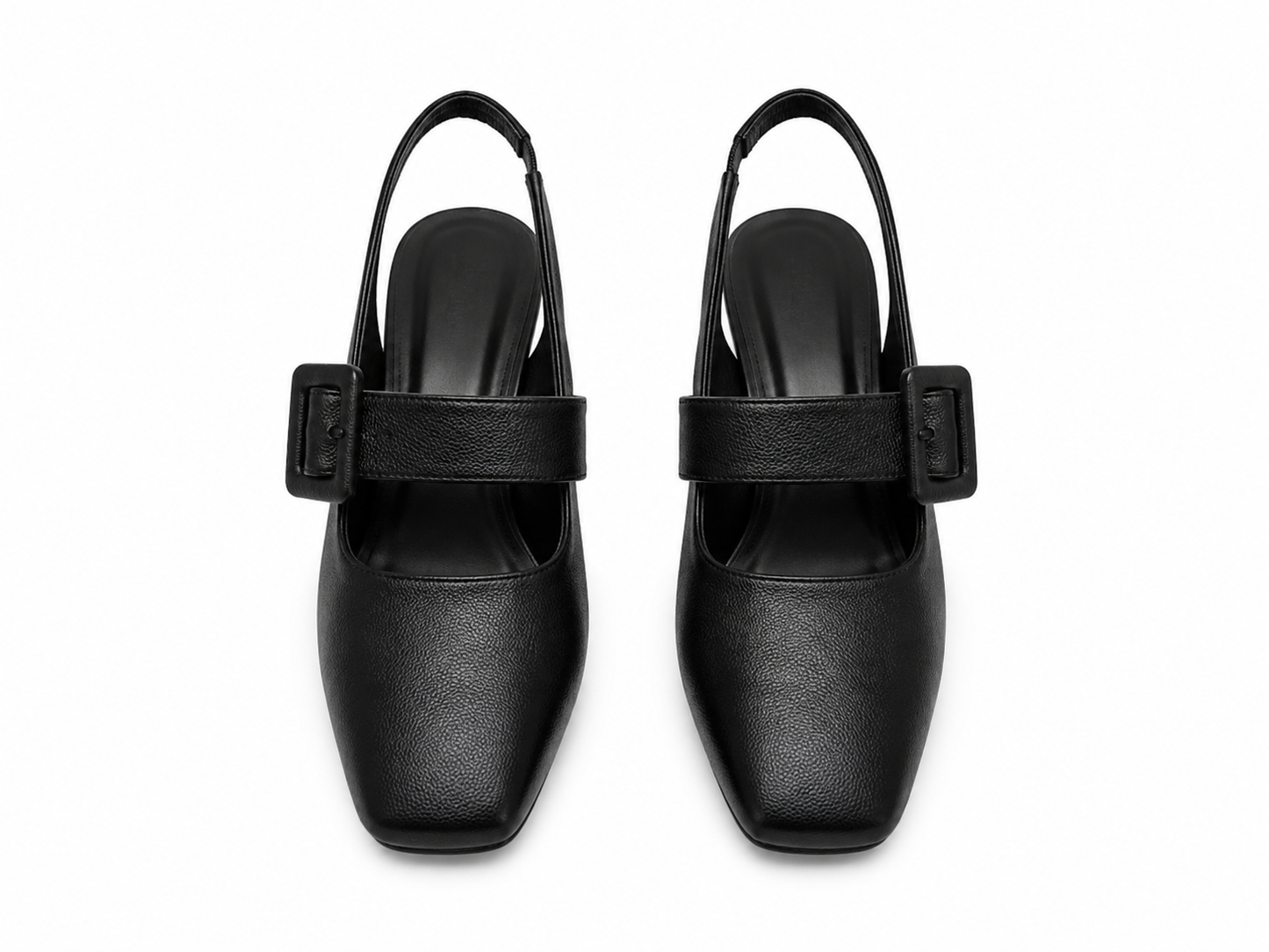 Ava Buckle Slingbacks