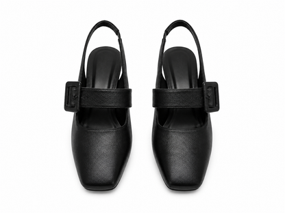 Ava Buckle Slingbacks