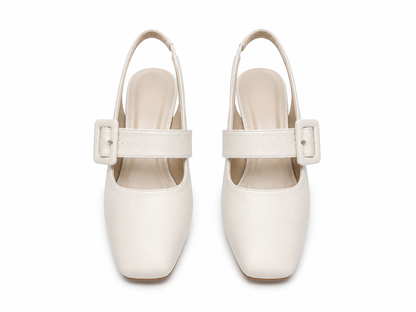 Ava Buckle Slingbacks