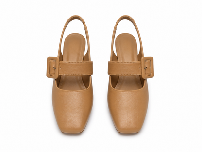 Ava Buckle Slingbacks