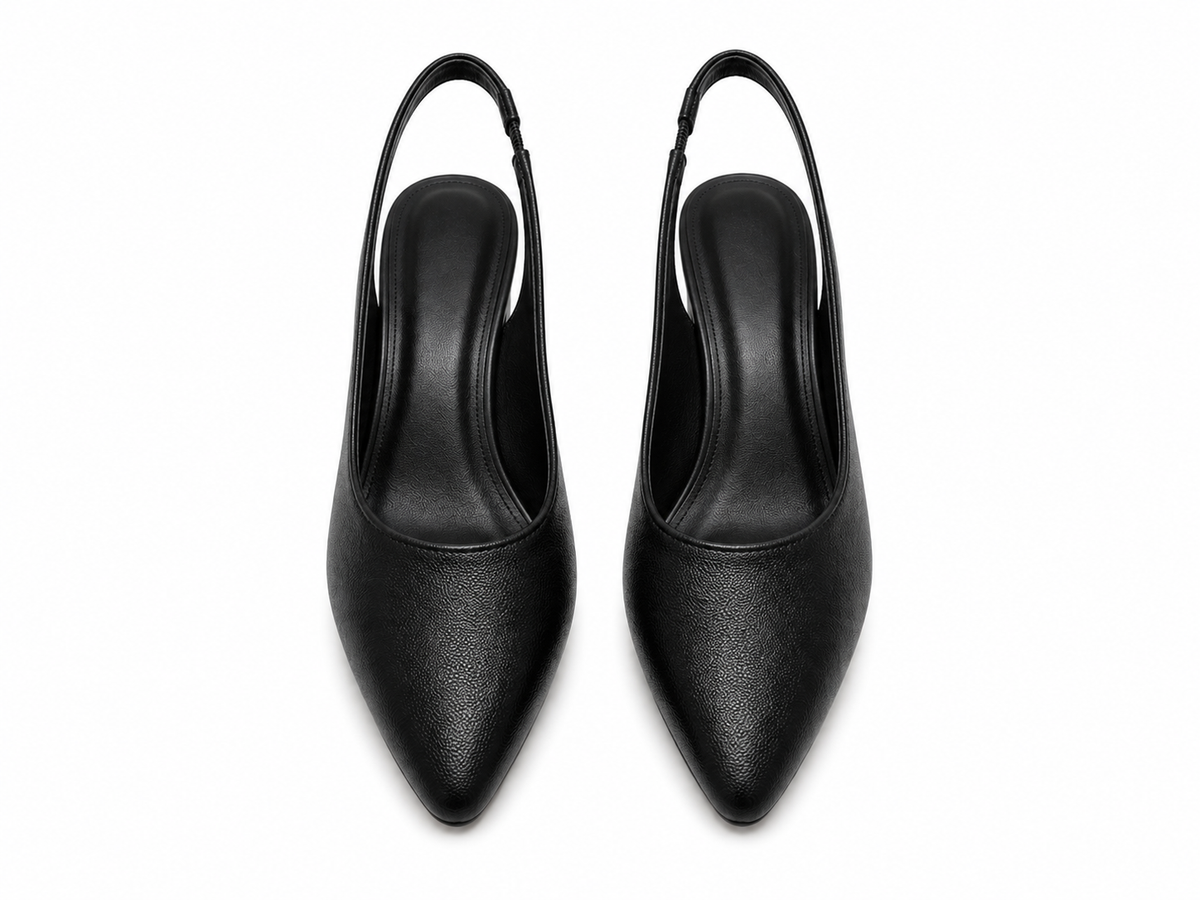 Classic Slingback Block Heels