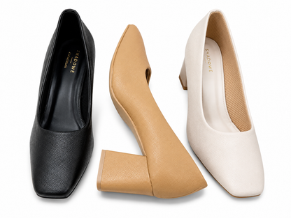 Classic Block Heel Pumps