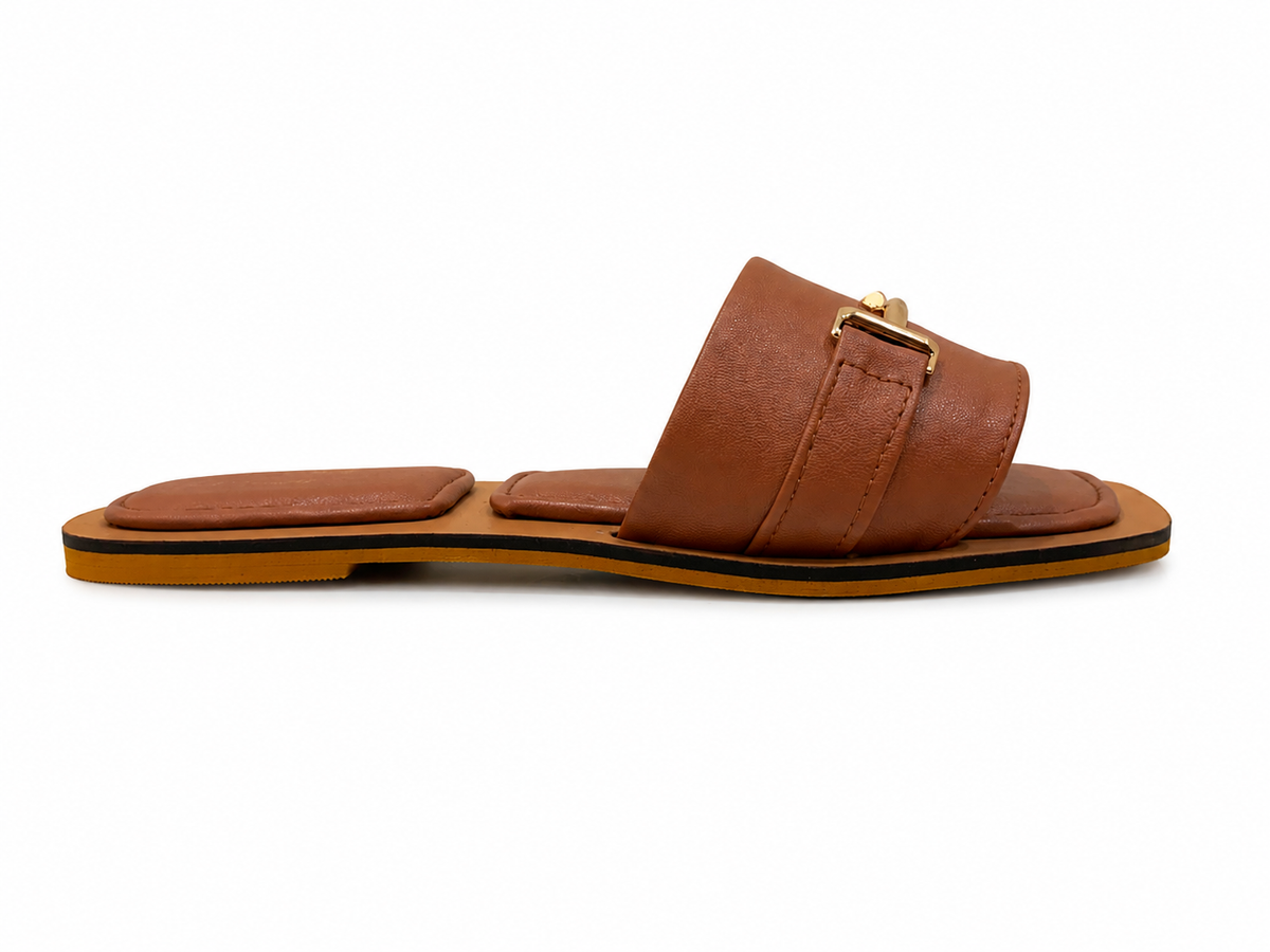 Luxe Gold Accent Flats
