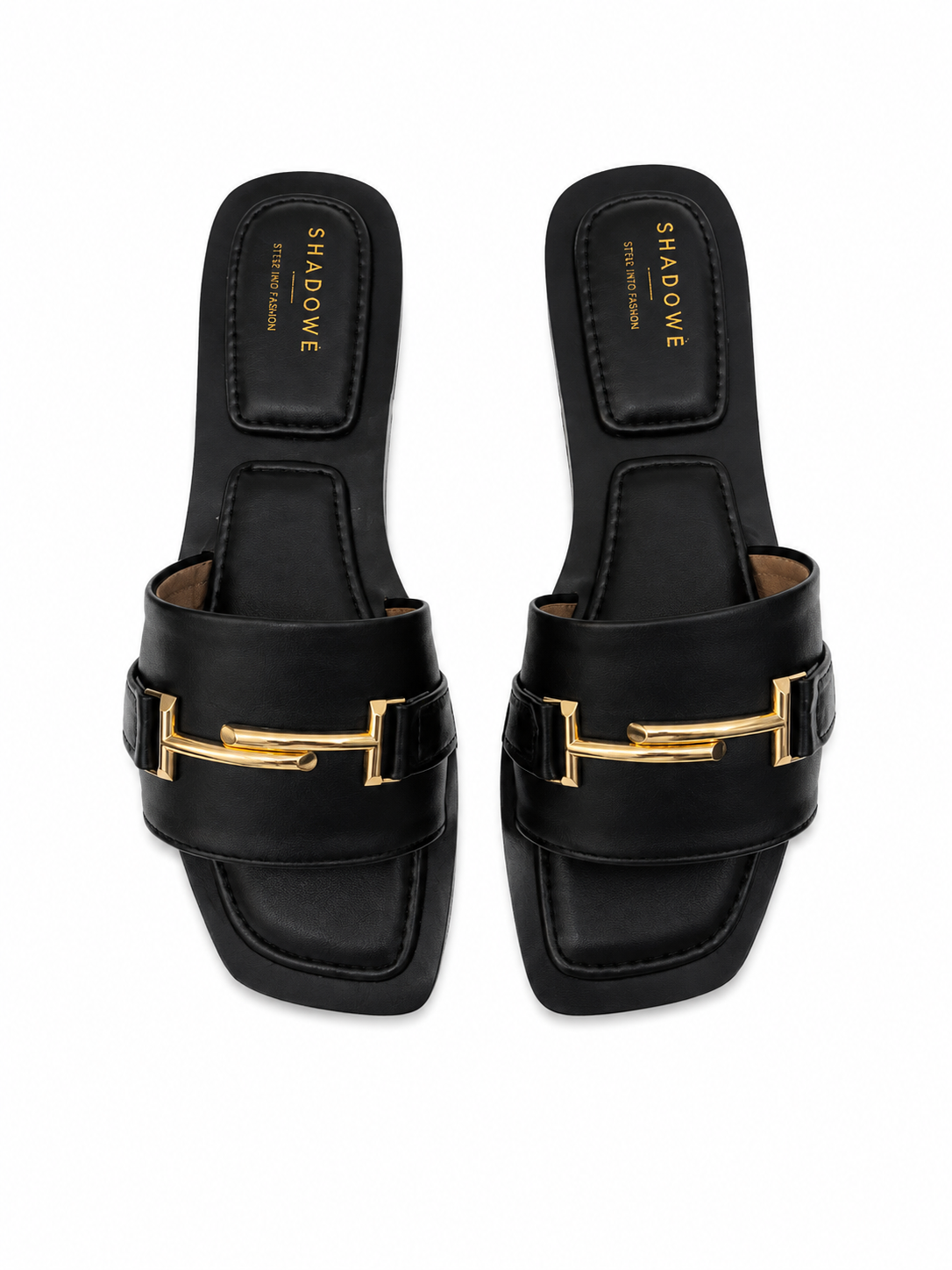 Luxe Gold Accent Flats