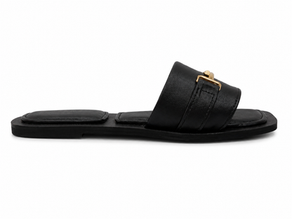 Luxe Gold Accent Flats