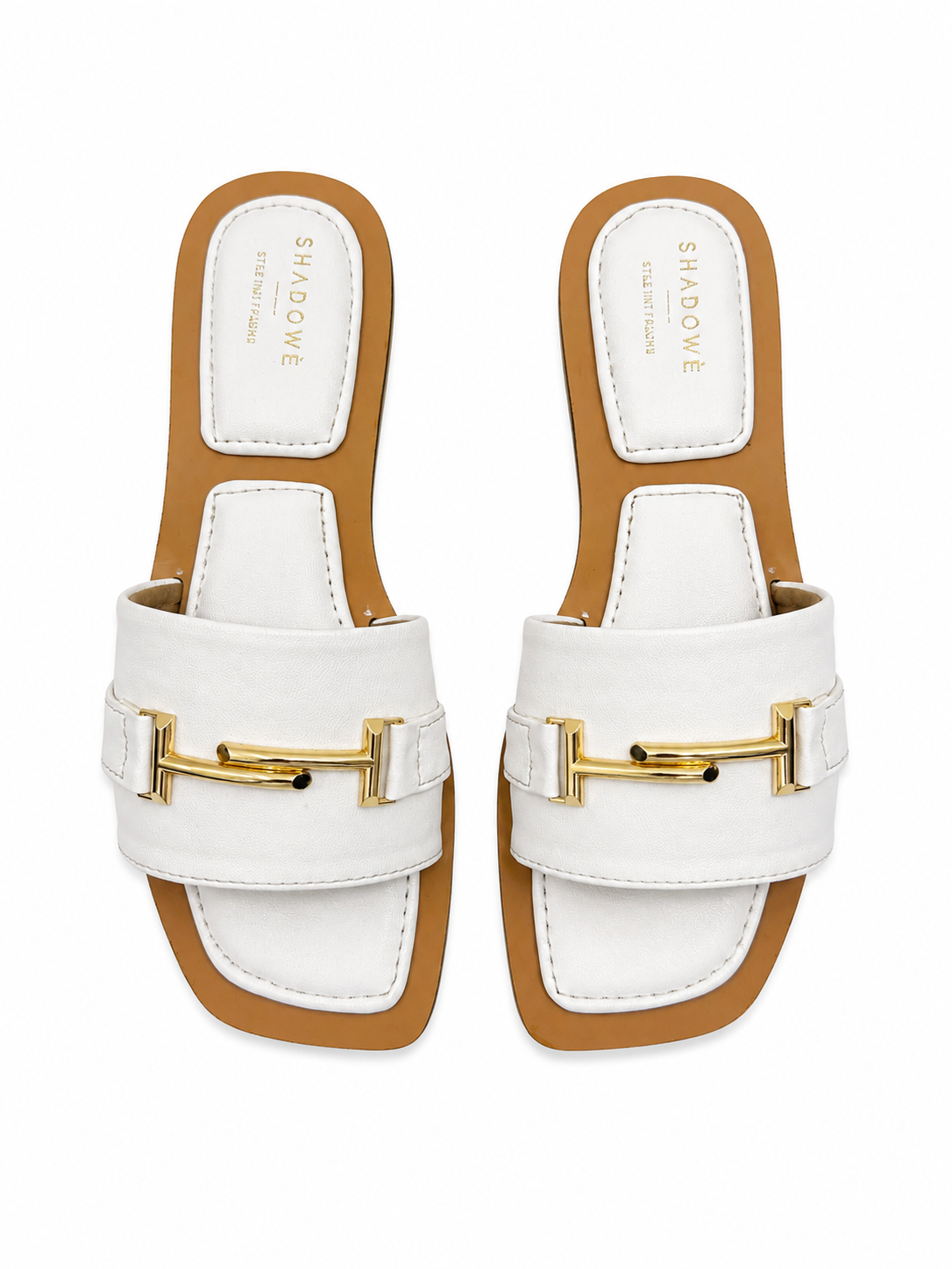 Luxe Gold Accent Flats