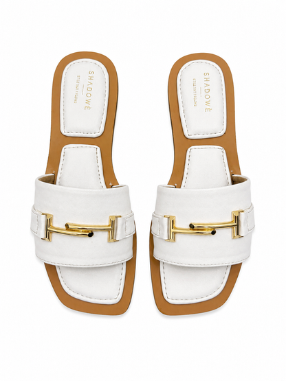 Luxe Gold Accent Flats