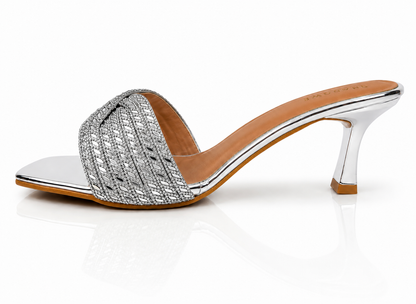 Aurelia Twist Crystal Heels