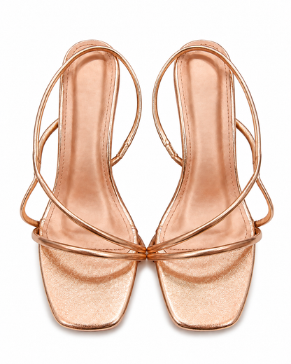 Lustre Strappy Heels