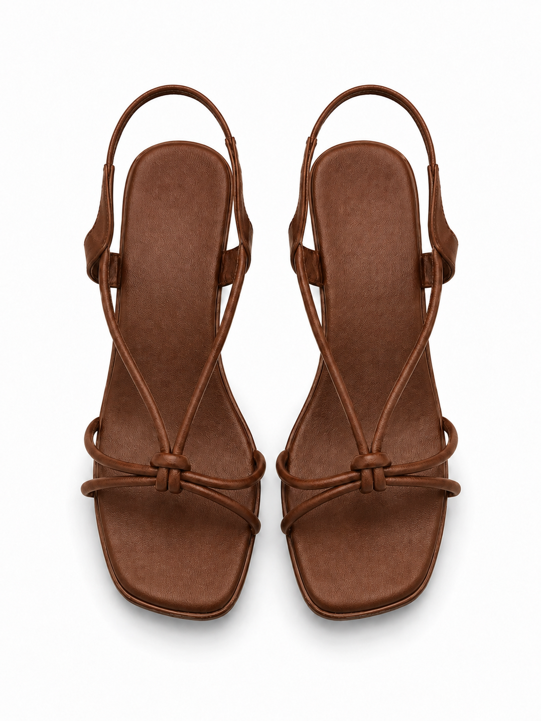 Knot-Strap Block Heels