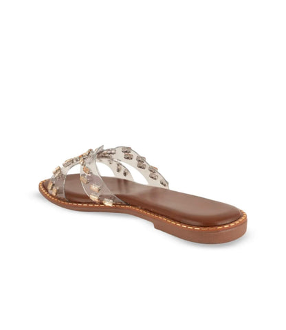Crystal Bloom Transparent Flats